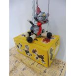 A boxed Pelham puppet 'Cat', early 1970s with original strings and controller, retaining whiskers