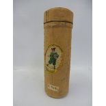 A Huntley & Palmers Ginger Nuts cardboard cylindrical lidded container.