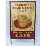 A Cadbury's Drinking Chocolate Bar Cafe sign, 24 1/2 x 42".