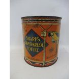 An Edward Sharp & Sons Ltd Super-Kreem Toffee tin in the shape of a drum, excellent original