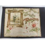 A Raphael Tuck & Sons Ltd. calendar for 1899, bearing the words 'Golden Words from Tennyson'.