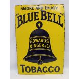 An Edwards Ringer & Co. of Bristol 'Blue Bell' Tobacco rectangular enamel sign, 20 x 30".
