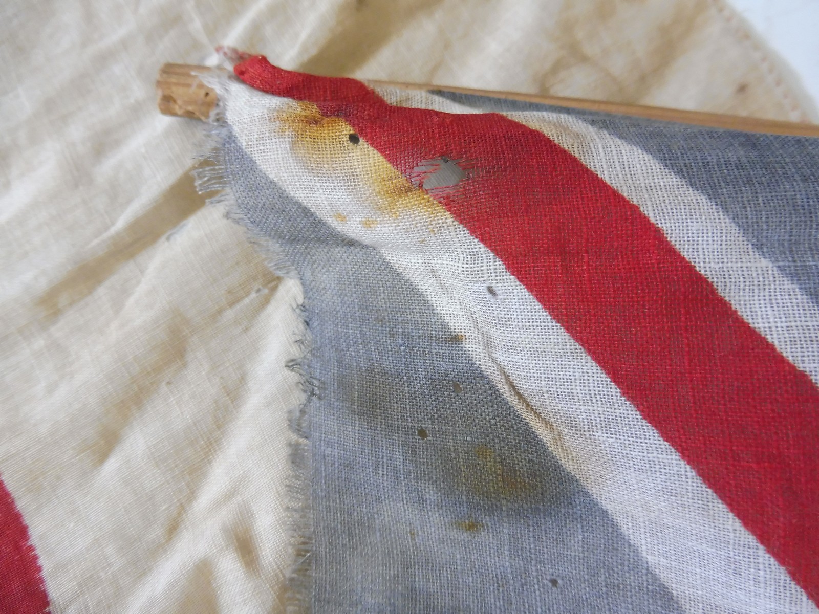 A selection of flags, some on poles possibly naval, various sizes. - Image 5 of 6