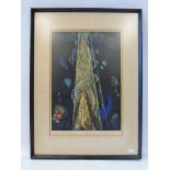 Francois M. Nakayama - 'Prayer', a framed and glazed artist's proof, dated 1964 and signed to the