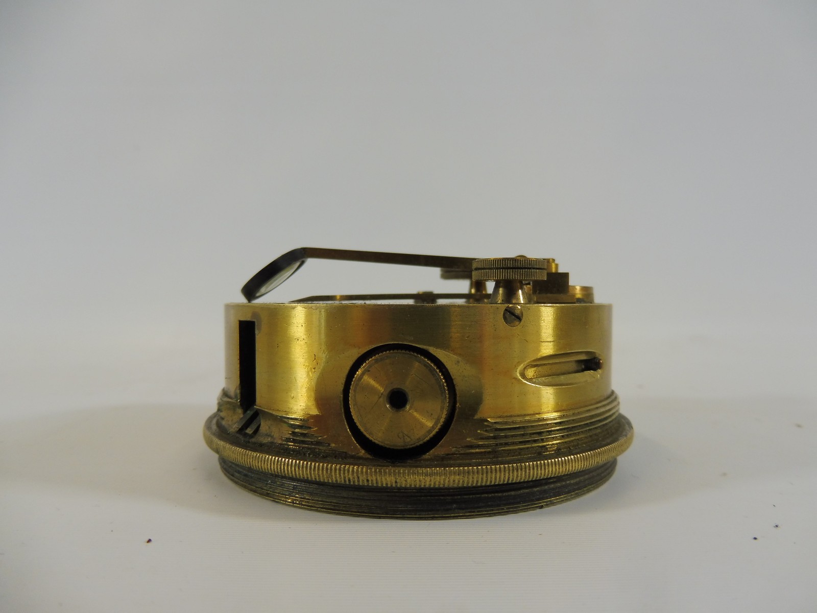 A good quality gilded brass pocket sextant by Negretti & Zambra of London, 3" diameter. - Image 4 of 6