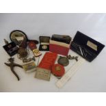 A selection of mixed collectables.