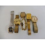 A selection of assorted watches.