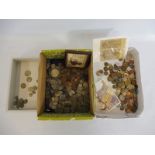 Three trays of assorted coins, a small quantity of pre-1947 silver coins, some metal detecting