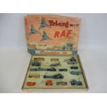 A boxed Tri-ang Minic RAF Special Squadron set, sadly incomplete, box in reasonably good condition.