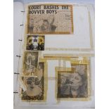A unique survival archive of press clippings, promotional posters and record company issues, also