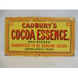 A Cadbury's Cocoa Essence rectangular enamel sign, by Falkirk Iron, excellent condition, minor older