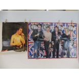 An original Sex Pistols 'God Save The Queen' poster, has been folded and has small rips to the side,