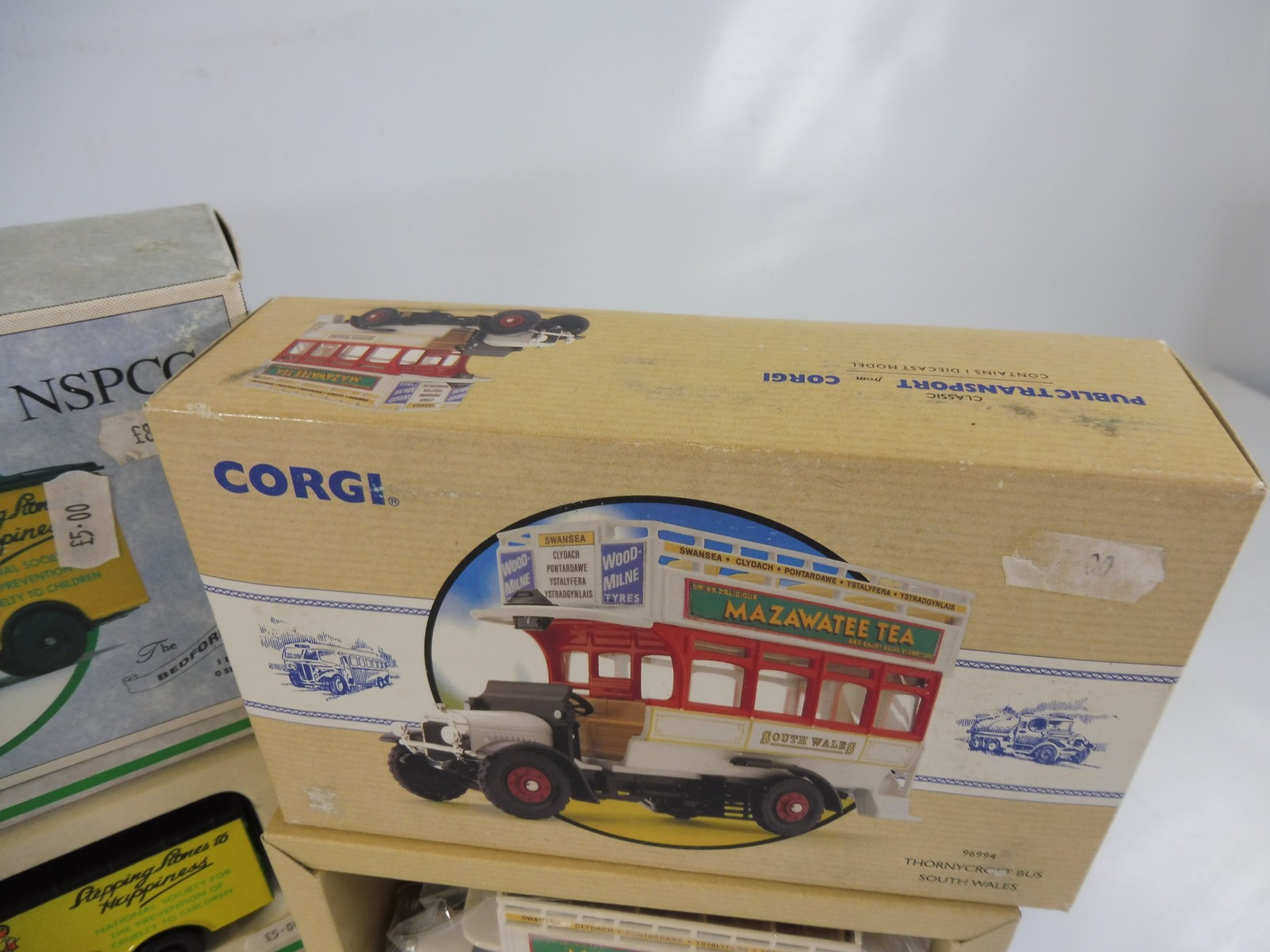 Six boxed Corgi Classics models to include a Thornycroft bus, NSPCC Bedford van etc. - Image 4 of 5