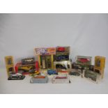 A quantity of die-cast vehicles, various makes including Corgi, Burago etc.