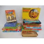 A small quantity of mainly 1950s and 1960s games to include a Sooty xylophone and a Meccano
