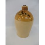 A Bath Brewery Ltd stoneware flagon, by Price of Bristol, 12 1/2" h.