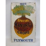 A Burnard & Alger's Special Manures for all Crops of Plymouth pictorial enamel sign, heavily