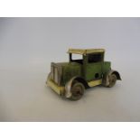 A clockwork tinplate Made in Germany truck.