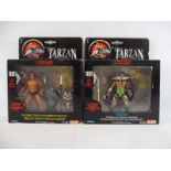 Two boxed carded Tarzan figures by Ideal.