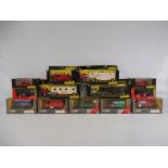 Seven boxed Solido models to include large transport trucks, plus five Corgi Classics 1:43rd scale