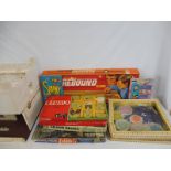 A quantity of board games to include an original 'Rebound' and an original 'Escape from Colditz'.