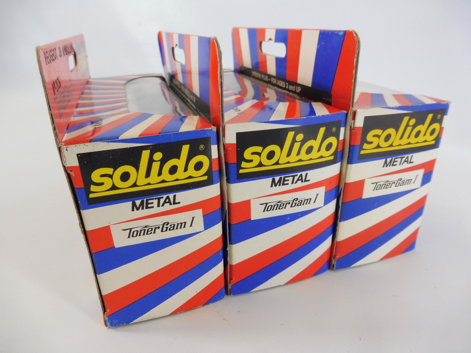 Six boxed Solido fire engines and trucks to include Mercedes, Dodge, Peugeot etc. - Image 3 of 4