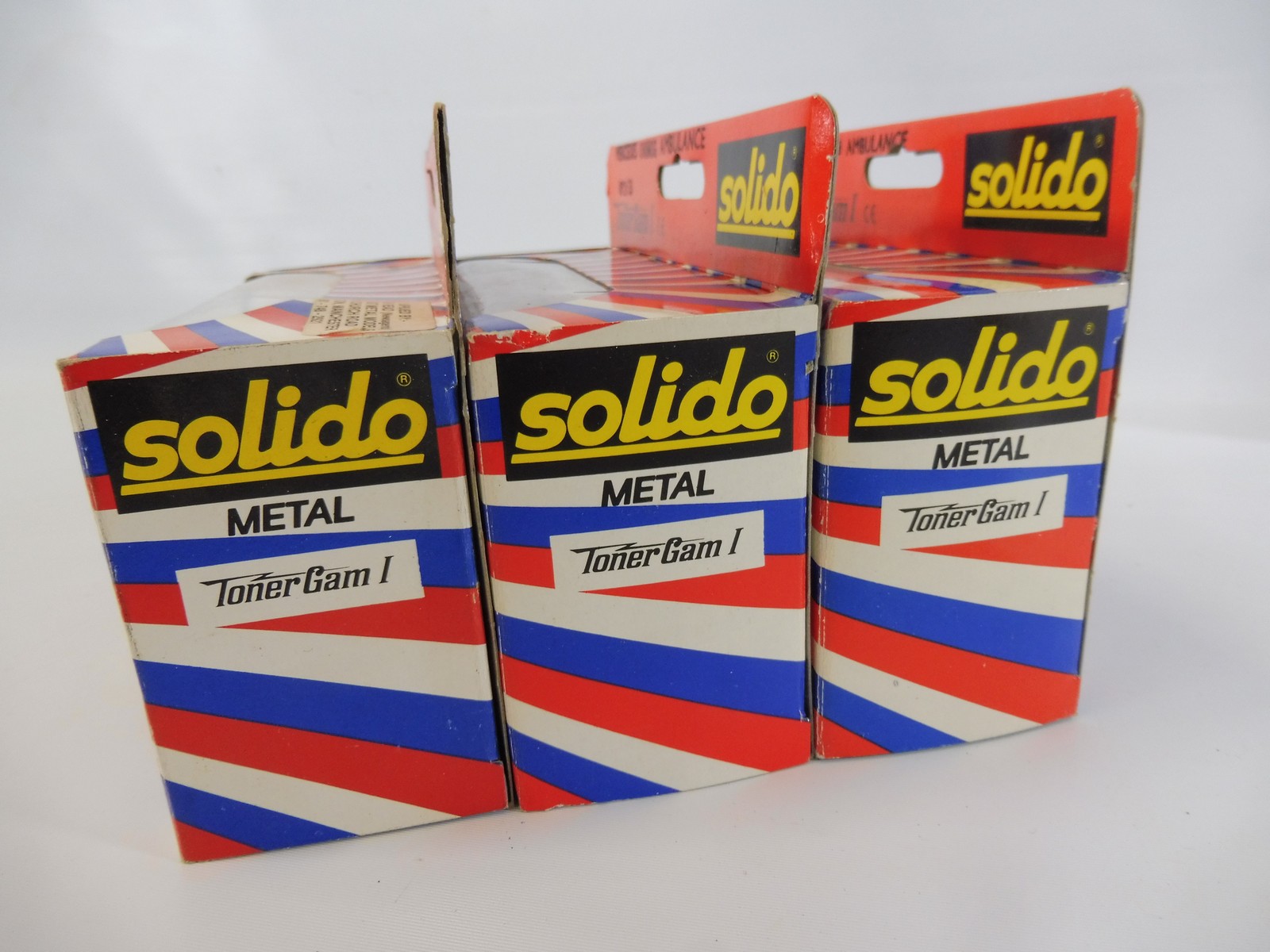 Six boxed Solido fire engines and trucks to include Mercedes, Dodge, Peugeot etc. - Image 2 of 4