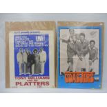 Two posters, one of The Coasters, the second Tony Williams and his Platters, 1970s, appear in exc.
