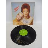 A copy of David Bowie's classic 'Pin-Ups' LP, signed clearly to the front and dated 2003, personally