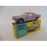 Corgi Toys no. 240 - Ford Mustang Fastback, model in near mint condition, suspension working.