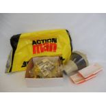 A box of Action Man to include a space capsule and others.