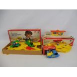 Three boxed 1970s Playcraft to include Dick Brunas passenger and railway set.