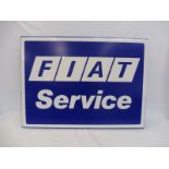 A Fiat Service illuminated lightbox, 44" w x 32" h x 8" d.