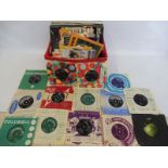 A quantity of LPs and singles covering different genres from the 1960s to the 1980s plus a