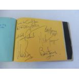A beautifully presented book with the Rolling Stones signatures, original line up, written in