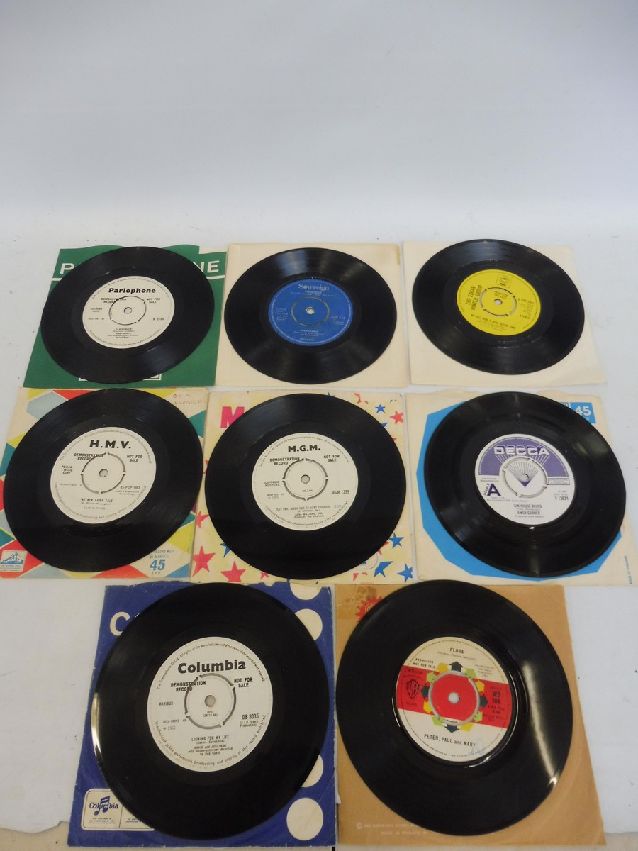 A parcel of eight demo singles, to include Ten Stories High, Peter Paul and Mary, Amen Corner, Edgar - Image 2 of 2