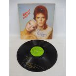 A copy of David Bowie's classic 'Pin-Ups' LP, signed clearly to the front and dated 2003 also signed