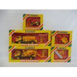 A quantity of Britains Autoway 1:32 scale to include a truck mixer 9816, a petrol tanker 9817, a