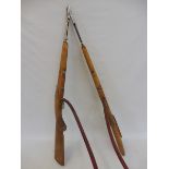 Two original fairground rifles used on a shooting gallery, nice display pieces that ran on