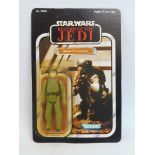 Star Wars - Original carded Kenner Return of the Jedi Rebel Commando figure, 77 back, unpunched