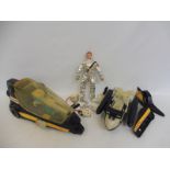 Original Action Man - a circa 1960s ginger painted head figure, astronaut's uniform and