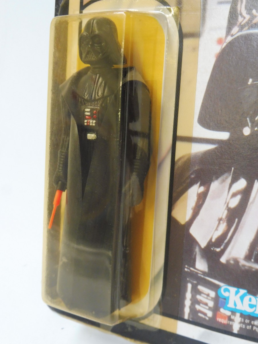 Star Wars - Original carded Kenner Return of the Jedi Darth Vader figure, 77 back, nice card, - Image 2 of 6