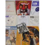 A quantity of signed vinyl LPs to include The Three Degrees, The Fortunes, Chaz and Dave and