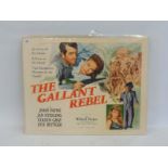 An original cinema poster 'The Gallant Rebel', 1961, in great condition, 28 x 22".