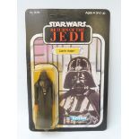 Star Wars - Original carded Kenner Return of the Jedi Darth Vader figure, 77 back, nice card,