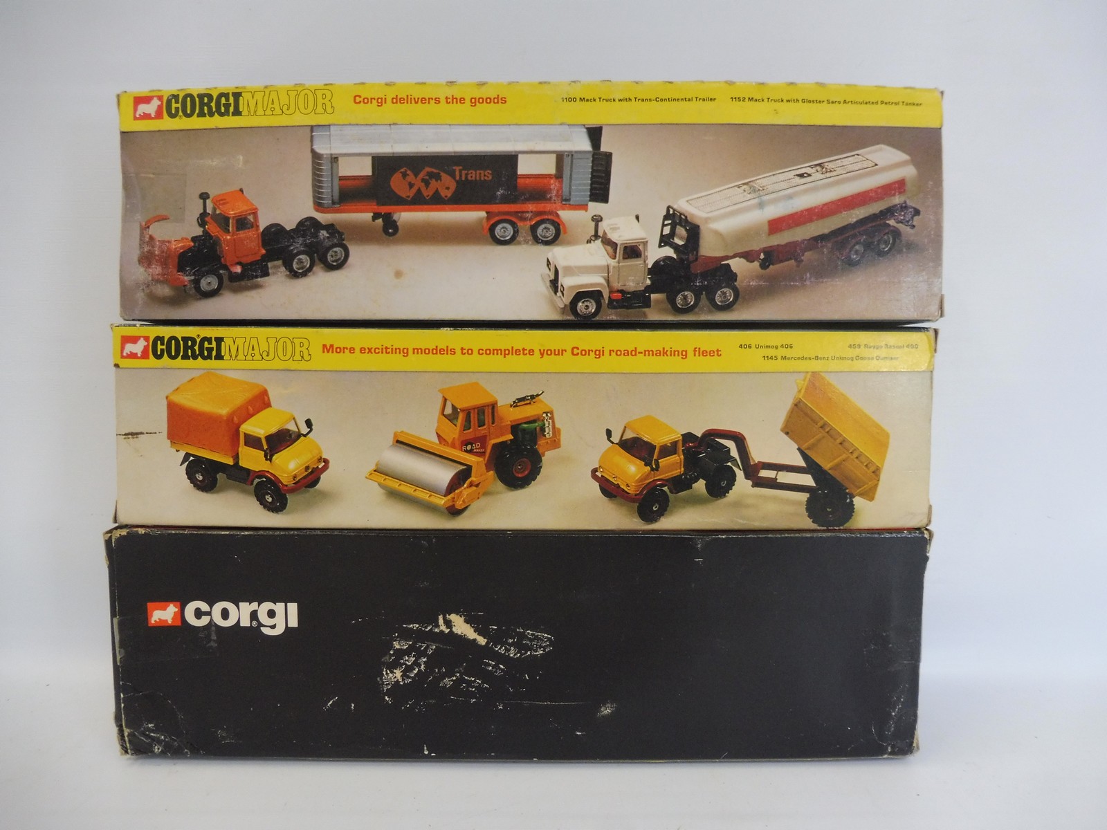 Three 1970s Corgi Major transporters to include the Fruhauf, 1109 Mercedes etc. - Image 4 of 4