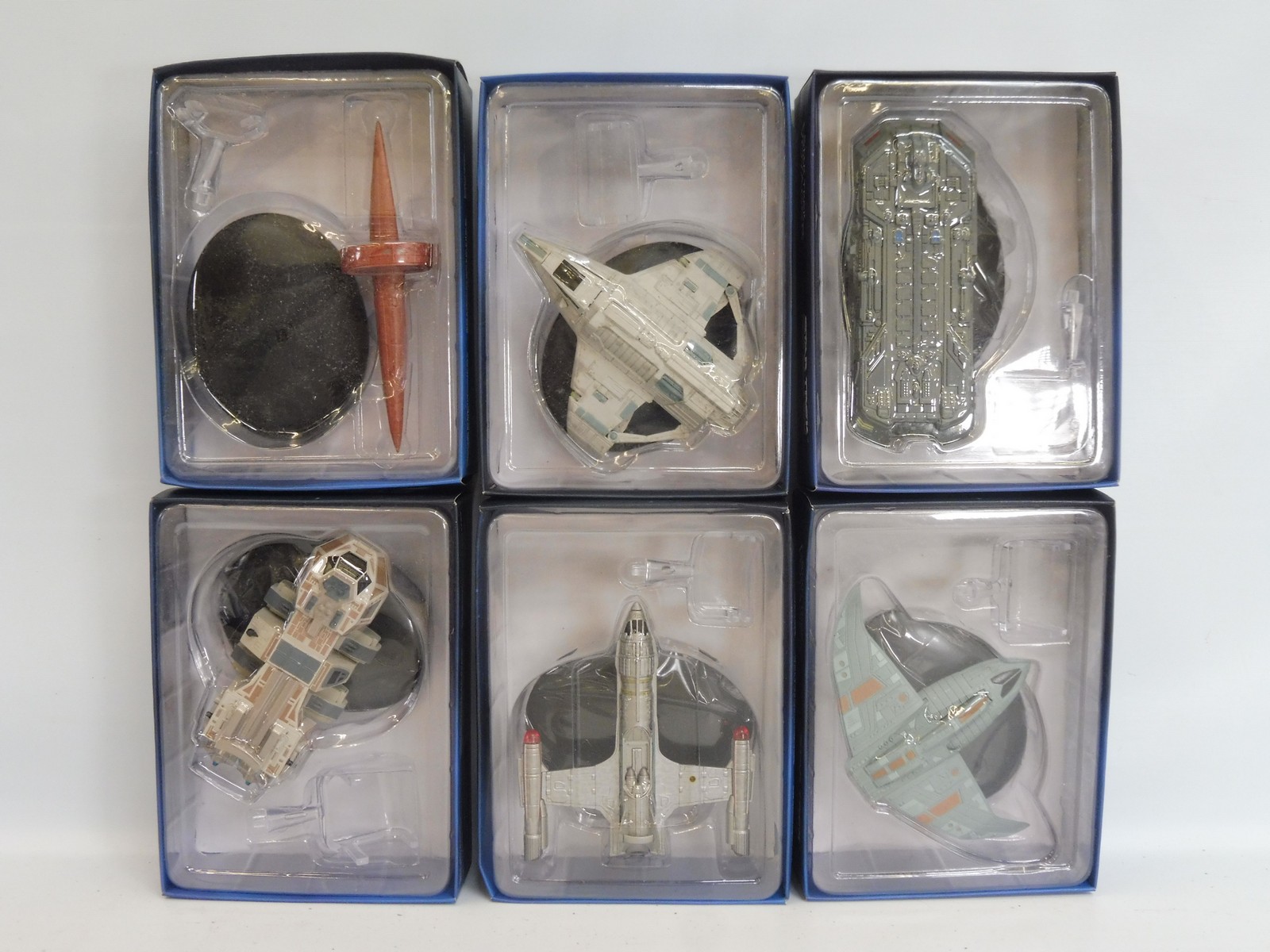 Star Trek - six boxed 2014 issued die-cast ships.