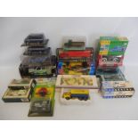 A quantity of boxed vehicles of various genres to include Vanguards etc.