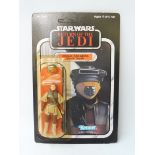 Star Wars - Original carded Kenner Return of the Jedi Leia Boushh figure, 77 back, good bubble,