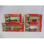 Four boxed 1:32 scale rainbow pack Britains, circa 1980s, to include the vacuum tanker, Leyland milk